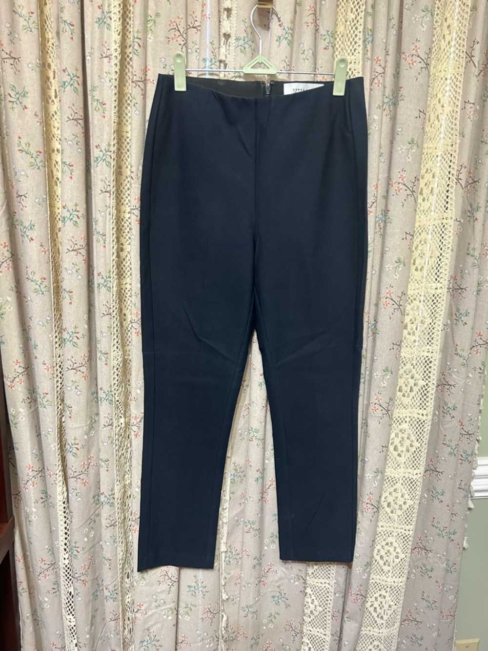 Derek Lam 10 Crosby Navy Ankle Pants Size 6 Tailored Back Zip